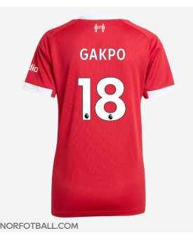 Billige Fotballdrakt Liverpool Cody Gakpo #18 Replika Hjemmedrakt Dame 2025-26 Kortermet Billige Fotballdrakt Liverpool Cody Gakpo #18 Replika Hjemmedrakt Dame 2025-26 Kortermet